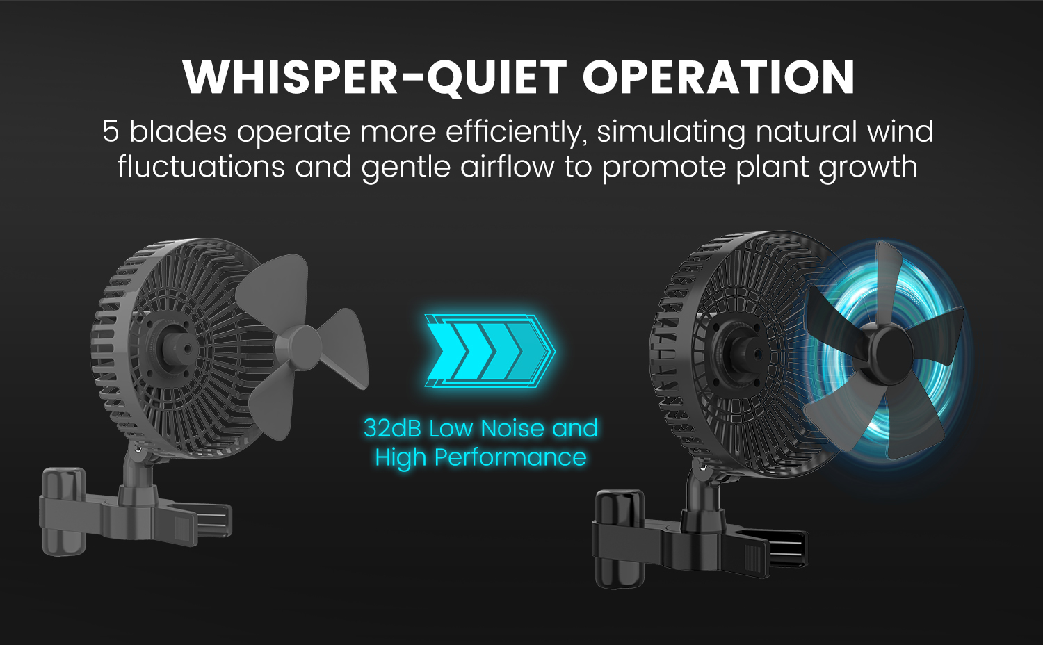 7 Inch EC Clip-On Fan - 12