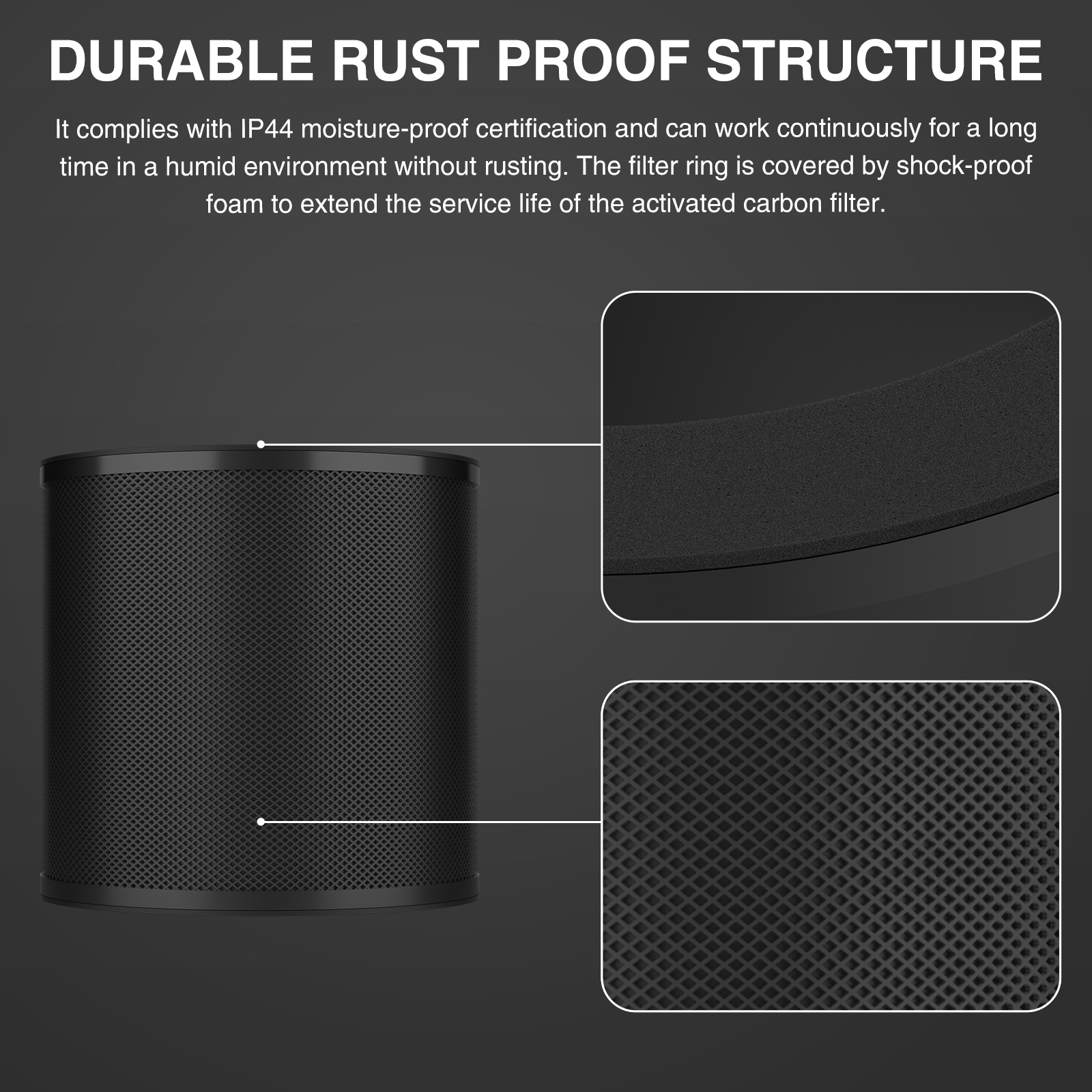 4 Inch Replacement Carbon Filter - 6