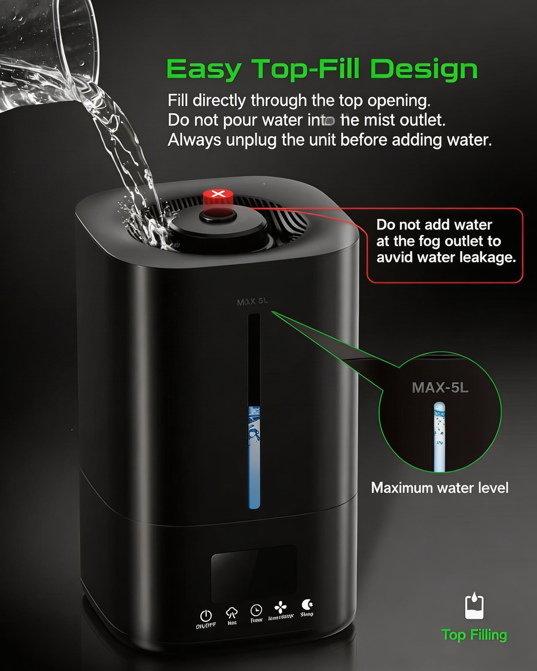 5L Smart Grow Tent Humidifier - 9